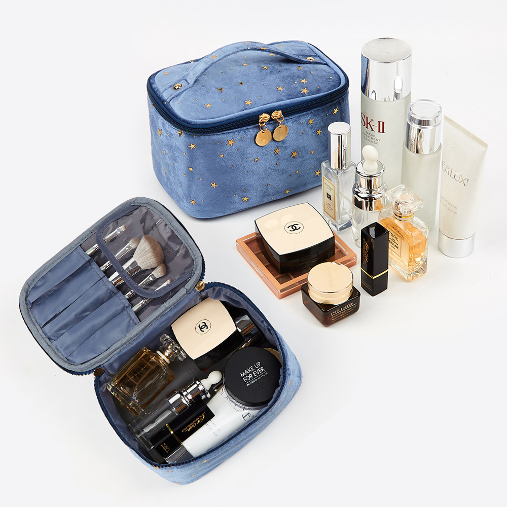 Portátil de gran capacidad bolsa de cosméticos bolsa de almacenamiento de lavado bolsa de cuidado de la piel caso cosmético multifuncional portátil de viaje bolsa de cosméticos