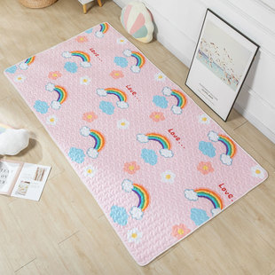 Cartoon Children's Room Floor Mat Tent Mat Carpet Home Bedroom Bedside Blanket Living Room Thickened Non-Slip Crawling Mat