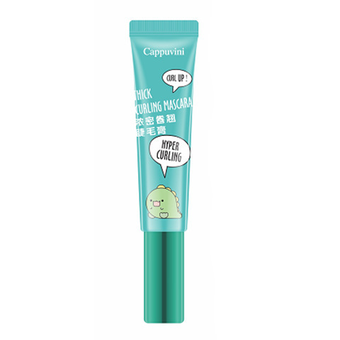 Cappuvini small animal toothpaste tube mascara, waterproof, slim, curling, not easy to smudge, lengthened, long-lasting and natural