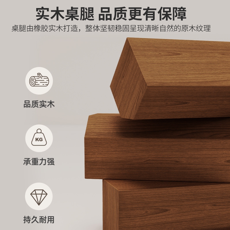 Salón de estar mesa larga mesa larga mesa mesa de trabajo mesa de estudio de mesa de escritorio en el hogar mesa de computadora de piernas de madera sólida mesa larga