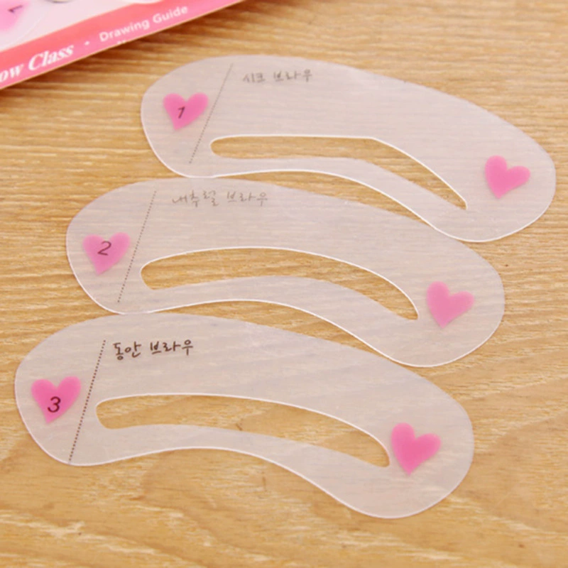 Оптовая продажа производителем карточек для бровей, вспомогательных инструментов для рисования бровей, карточек для формы бровей в одну линию, кусочков для стрижки бровей, карточек для подводки глаз, карточек для рисования бровей