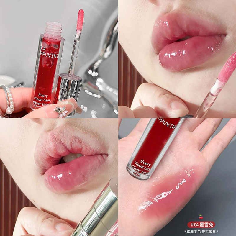 CAPPUVINI Crystal Ice Lip Oil Humectant Brilliant Glass Glass Lip Color