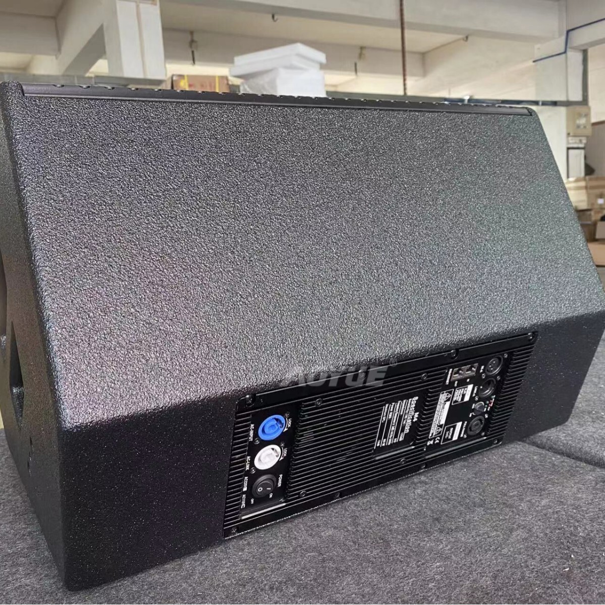 Altavoz de monitor coaxial activo de 15 pulgadas, equipo de audio de escenario, máquina todo en uno de audio de canciones K, caja de fiesta de celebración de bodas