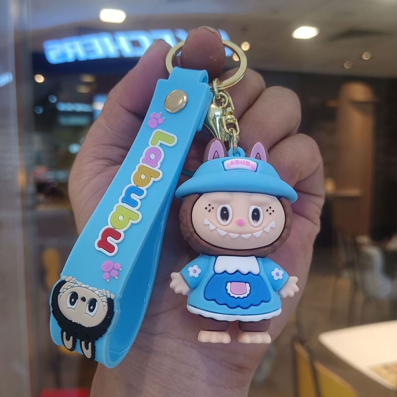 クリエイティブホットスタイルラブブキーホルダー漫画リトルシープペンダントおもちゃベビーグラバーかわいいキーチェーンリング卸売|undefined