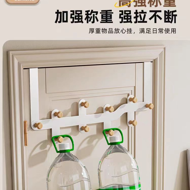 Colgar en la pared bolsa de la puerta Almacenamiento de ropa dormitorio de almacenamiento ponche libre casa colgador de pared detrás del gancho de la puerta