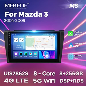 Mazda 3 2004-2009 üçün Android böyük ekranlı mərkəzi naviqasiya radiosu 8+256G.