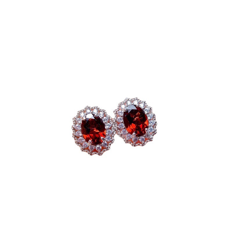 Damen Ring Ovaler Synthetischer Rubin Im Europäischen Stil_voghion.com