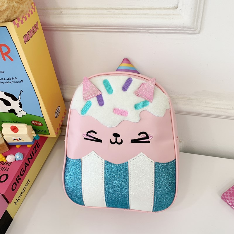 Caricatura lindo panda gigante mochila para niños y niñas, mochila para bebés de jardín de infantes, nueva mochila para niños de nubes de color