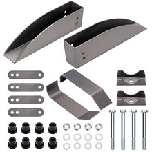 For Chevy Belair 150 Rear Leaf Spring Relocation Pocket Set