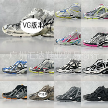 VG纯原巴家7代runer 破坏风 手工做旧时尚潮流复古老爹鞋休闲运动