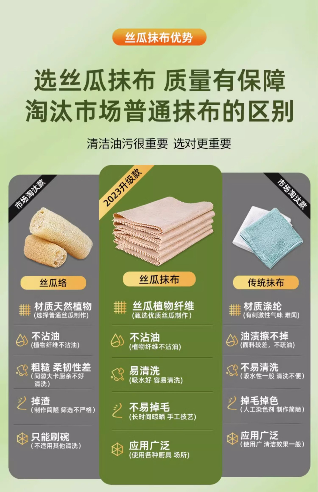 丝瓜抹布吸油洗碗 厨房抹布 多功能不沾油懒人加厚清洁布厂家批发