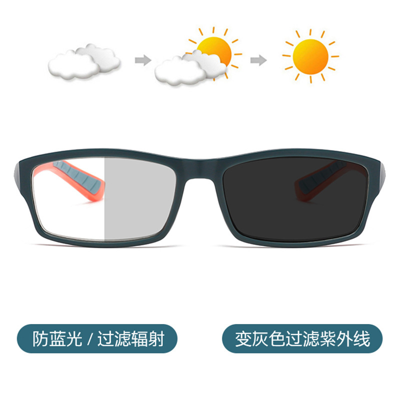 New color-changing anti-blue light reading glasses for the elderly…
