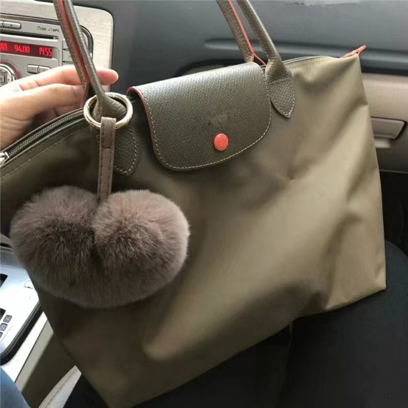 フランス龍包70周年刺繍餃子包片肩包手提げ特包ナイロン包折り畳み女包|undefined