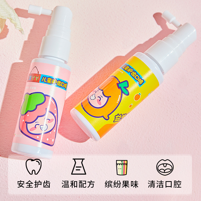 Children's Oral Cleaning Spray for 1-12 Year Olds, Probiotic Oral Spray for Teeth Health