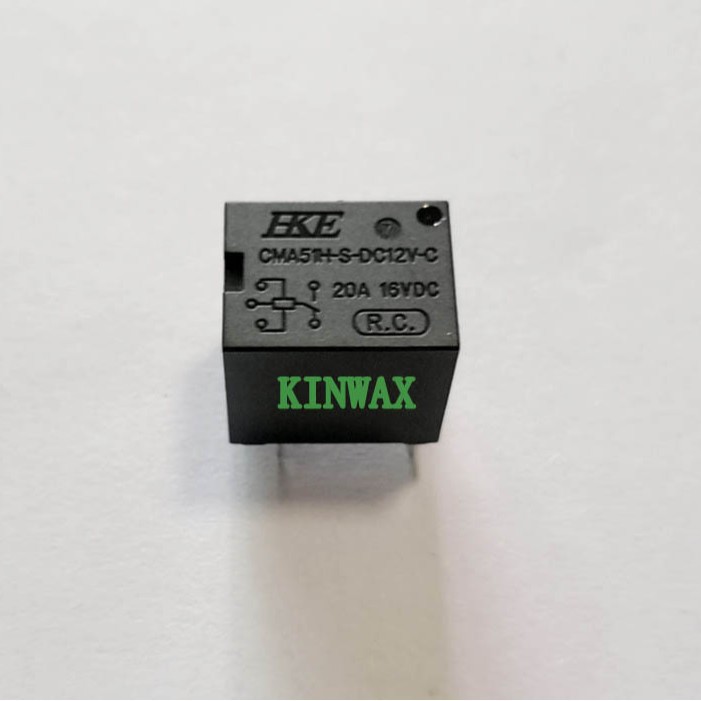 HKE汇港汽车继电器CMA51H-S-DC12V-C一开闭12V五5脚20A 16VDC T78