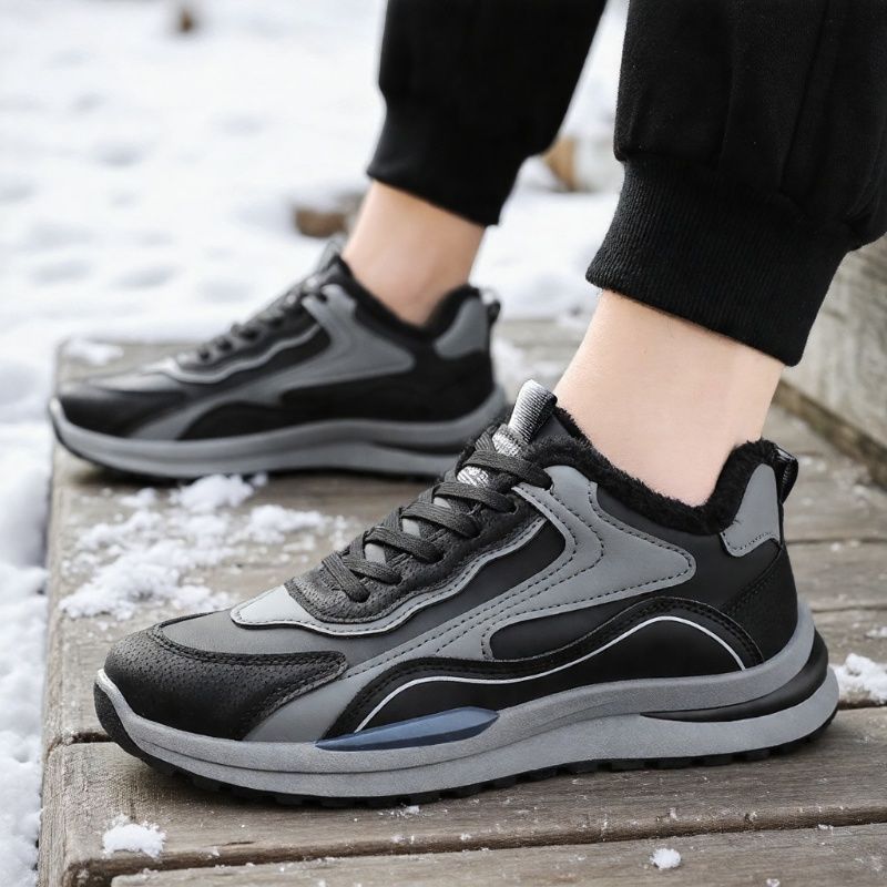 Agam zapatos de hombre 2025 nuevos zapatos de algodón cálidos de invierno, zapatos deportivos casuales para hombres, zapatos de carrera para hombres image 4