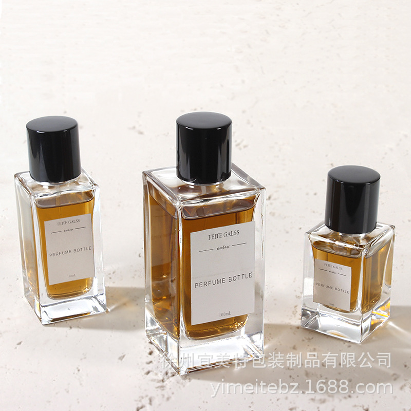 Luxurious glass perfume