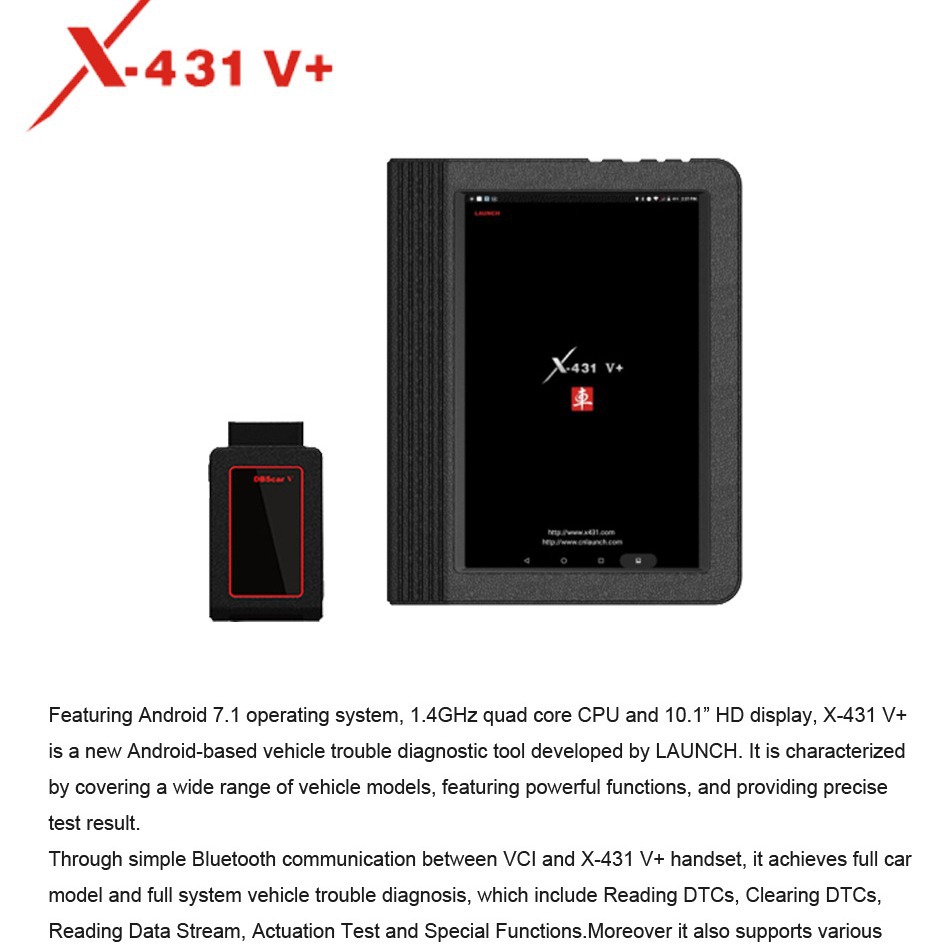 元征431V+海外多语言版汽车诊断仪解码器PRO3同款汽车故障检测仪