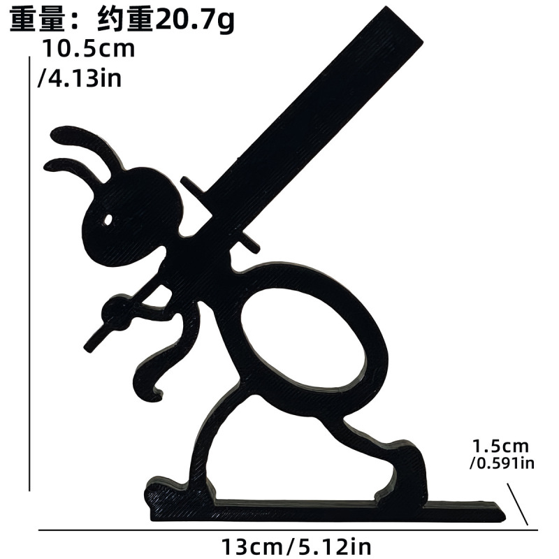 跨境爆品3d打印Ant paper roll holder蚂蚁卷纸架浴室卷纸摆件|undefined
