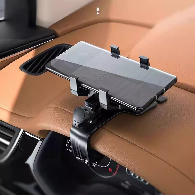 新型車用携帯電話ホルダー、車専用ダッシュボード固定バックミラー、カーナビナンバープレートサポートフレーム|undefined
