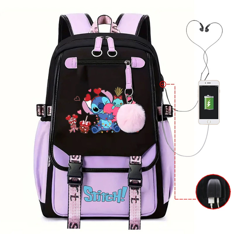 Cartoon backpack, universal school bag, Amazon, for secondary school