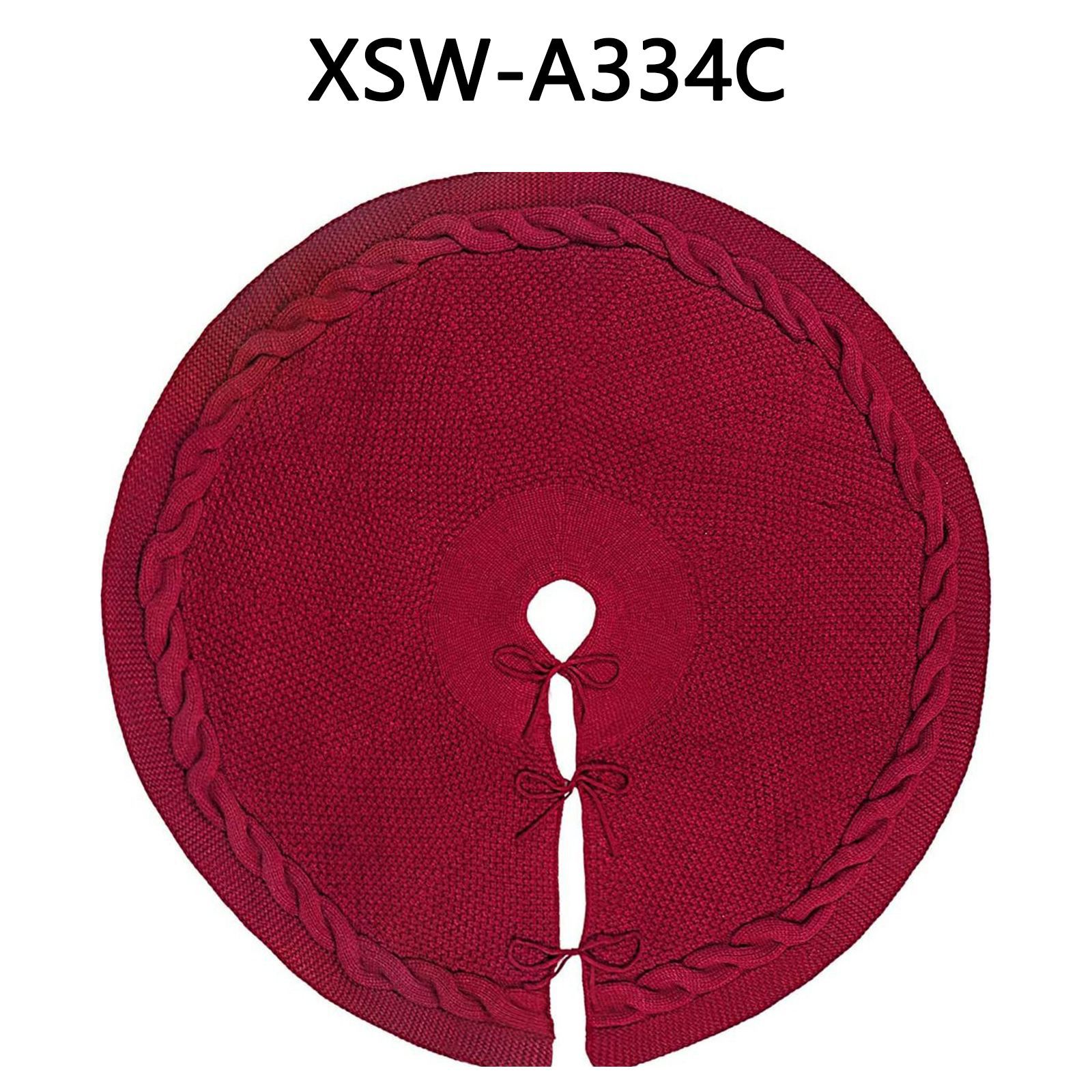 Navidad personalizada falda de árbol de Navidad de punto falda de Navidad creativa decoración navideña una variedad de estilos y colores se pueden personalizar