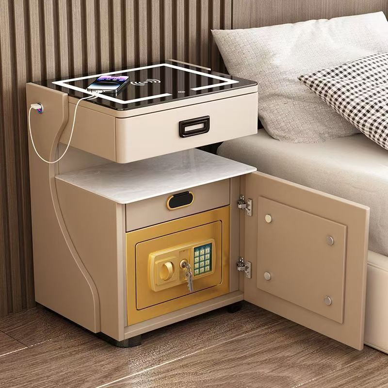 카키 [안전모델] 삼색조명 + 무선충전 + USB