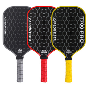 T700 Cloth Texture 16mm Frosted Carbon Fiber Pickleball Racket Competitive Competition Level Professional Training Pickleball
