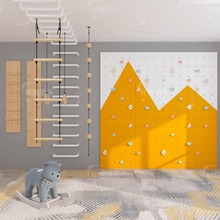 兒童室內攀爬牆攀岩牆兒童家用攀岩板游樂體能訓練器材攀爬牆益智