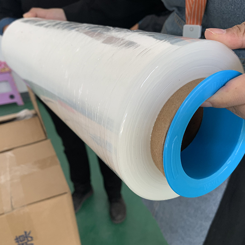 PE拉伸缠绕膜 高粘性防尘膜保护膜 30-50CM宽工业打包膜保鲜膜围