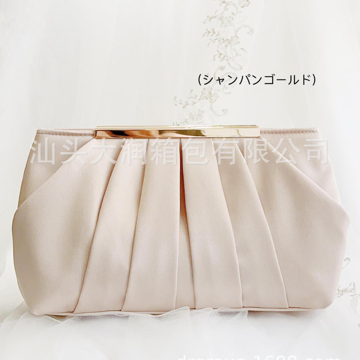 Factory Direct Sales Cross-Border Japanese Style European and American Pleated Banquet Bag Dress Bag Clutch Bag Handbag Evening Bag Party Bag