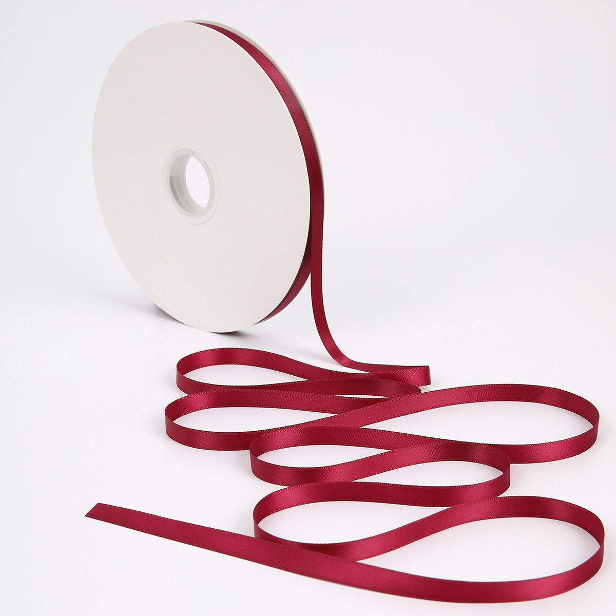 100 yardas de cinta de poliéster de doble cara Macarons, decoración de ramo, regalo, embalaje de flores, cinta de color sólido al por mayor