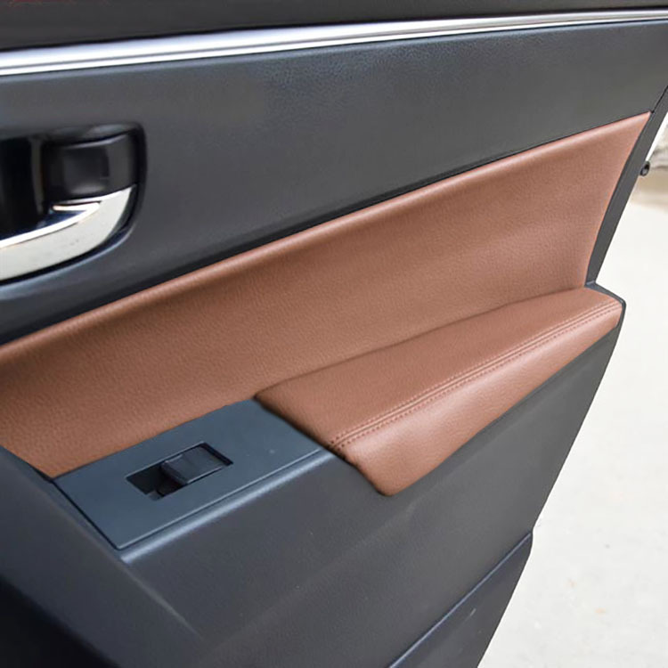 14-18 Lei Ling New Corolla Door Panel Bag Leather Cover Double-hold Door Armrest Wrapping Leather Armrest Leather Cover Renovation