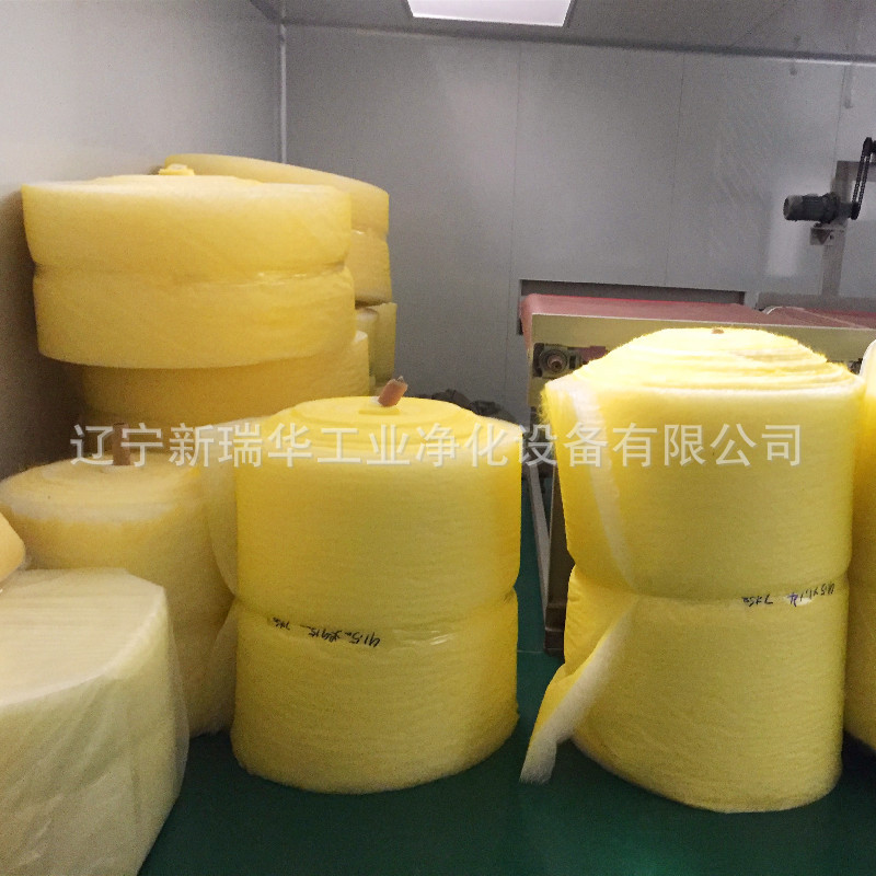 烤漆房绿白地棉 阻漆网 油漆过滤棉 漆雾毡 玻璃纤维过滤棉