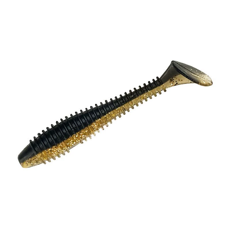 Мягкая приманка Paddle Tail (Luya) — многоцветная, имитации хвоста весла 4,5–7,5 см, различные веса