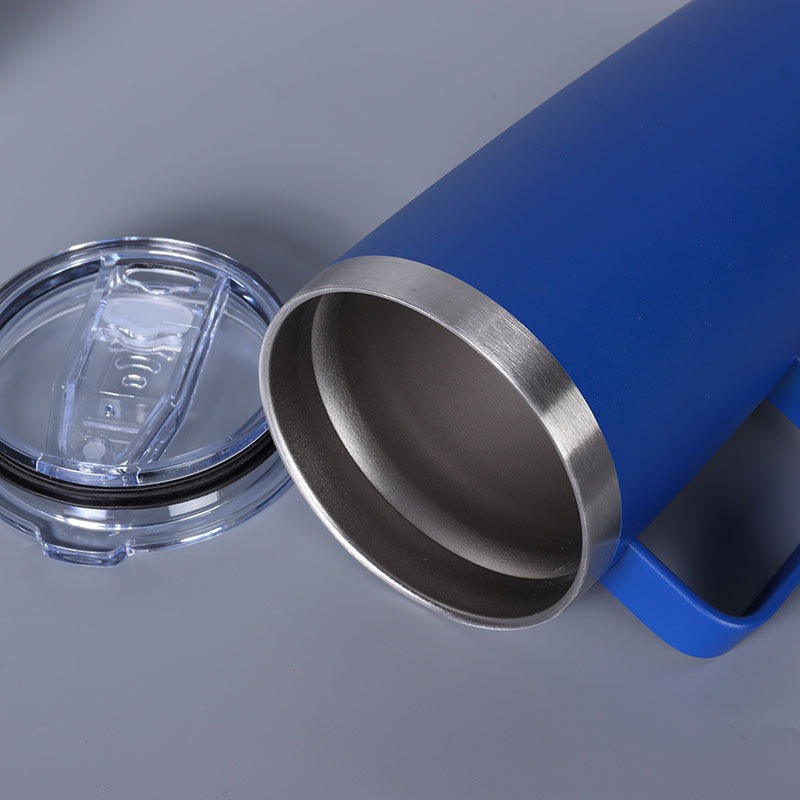 跨境20oz手柄汽车杯304不锈钢咖啡杯 30oz双层马克杯啤酒杯保温杯