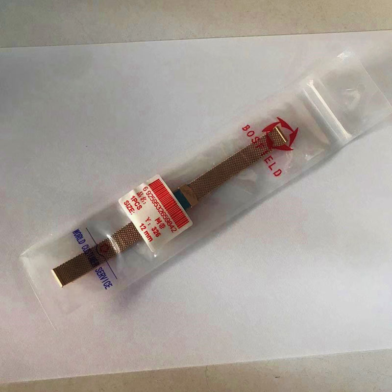 (2개) 시계 액세서리 블랙 골드 남성과 여성의 대체 시계 스트랩 금속 메쉬 스트랩 스틸 스트랩 남성 및 여성 시계 체인