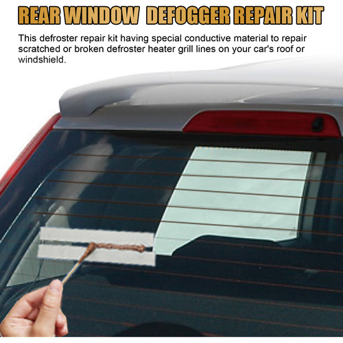 Rayhong Rear Window Defogging Repair Kit Rear Window Heater Defroster Repair Kit Grille Wire Repair Kit