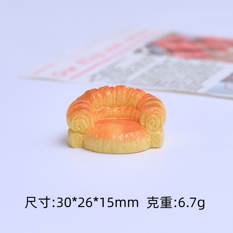 卡通面包家园创意食玩手工diy饰品配件奶油胶树脂小配件材料批发|undefined