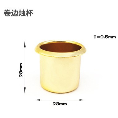 23*23*0,5 MM curling con agujeros