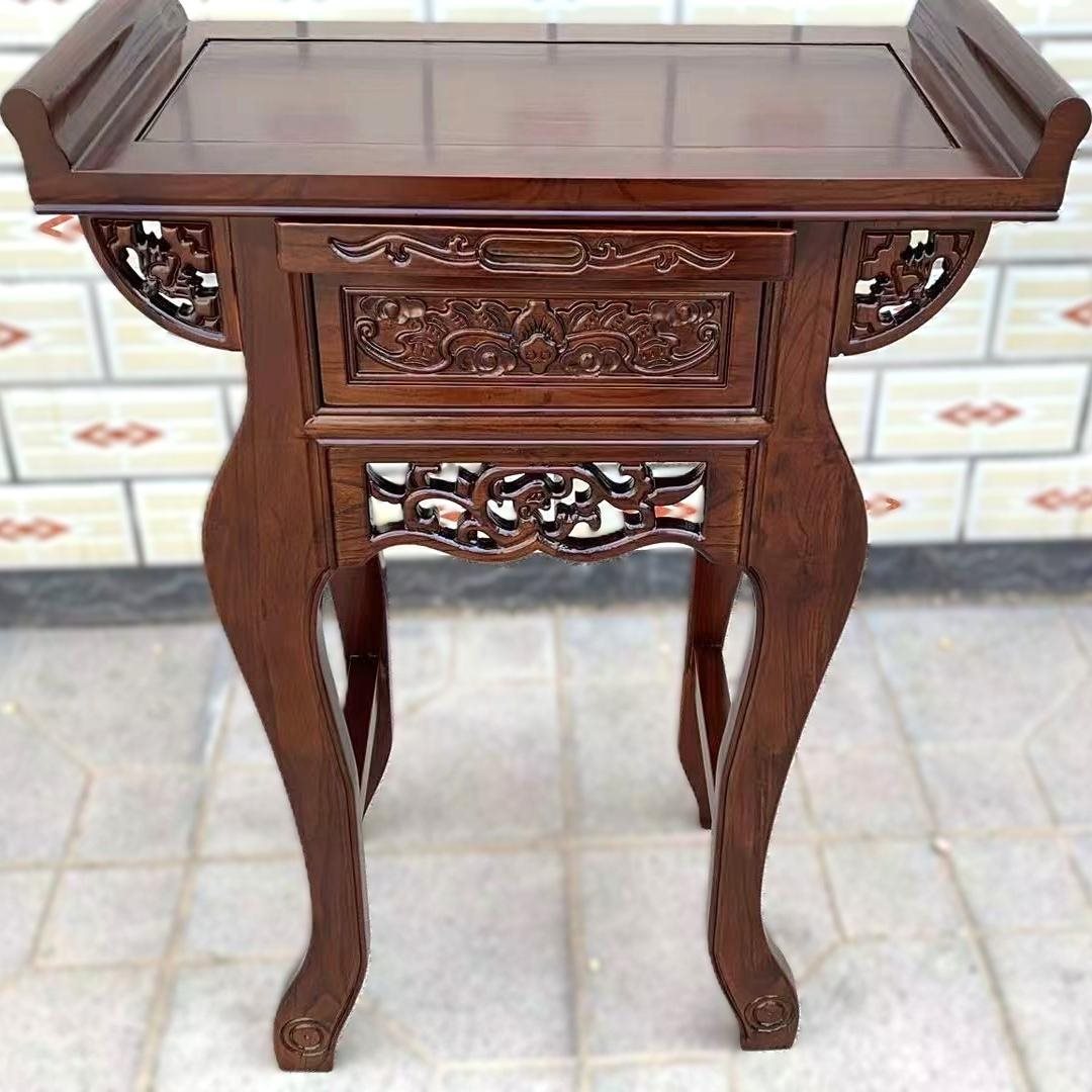 Old Elm Wood Altar Table for Home Use, Buddhist Altar, Offering Table, Shrine, Buddhist Cabinet, Buddhist Niche, Incense Table, Side Table