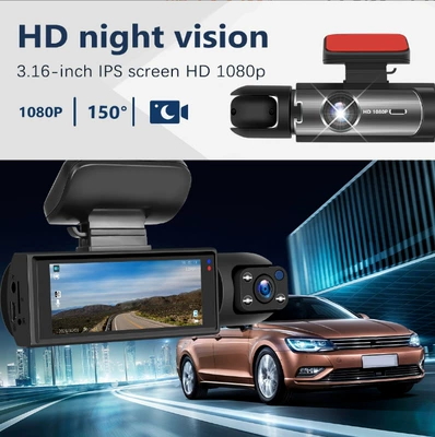 Driving recorder Dual-Lens Car Dash Cam with