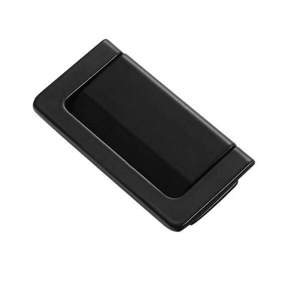 Factory Direct supply cabinet door drawer cabinet hidden buckle handle invisible cabinet door handle open-mounted simple punch-free flat handle