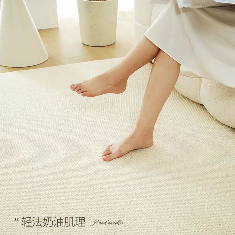 Alfombra de seda imitación sala de estar gran área alfombra de alfombra de cama de dormitorio fácil de cuidar alfombra de mesa de té sofá