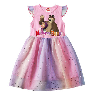 ��ɯ���� Masha and the Bear  Ůͯ�b�B��ȹ�� ���bȹ��8675