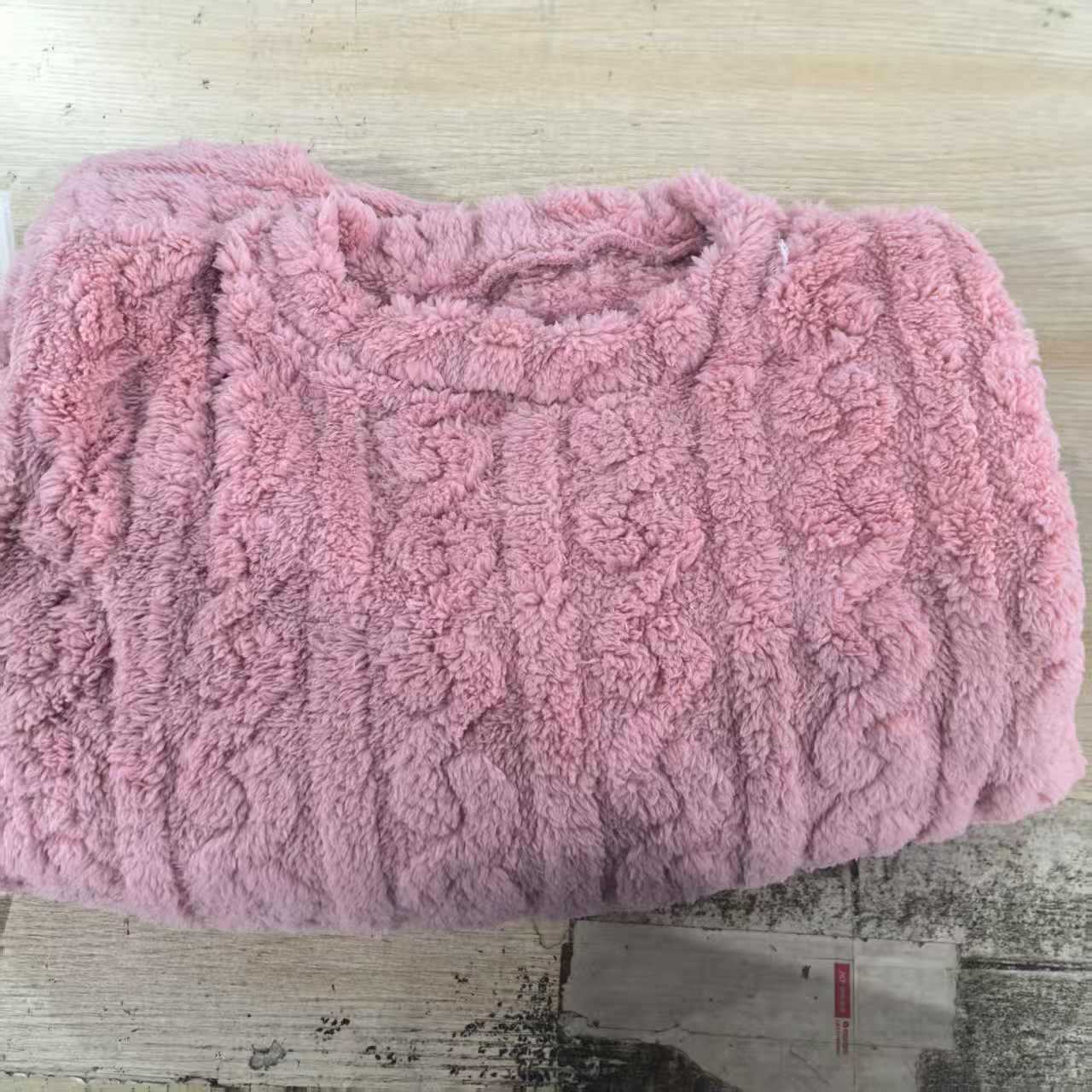 자카드 핑크 세트 (휴대폰 실사)