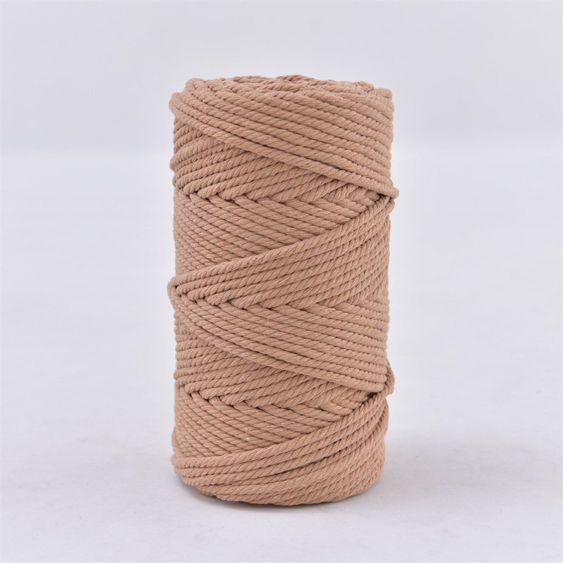3mm cuerda de algodón colorido diy hecho a mano 4mm cuerda de tapiz cuerda tejida 5mm regalo cuerda de algodón decorativa cuerda de sombrero al por mayor