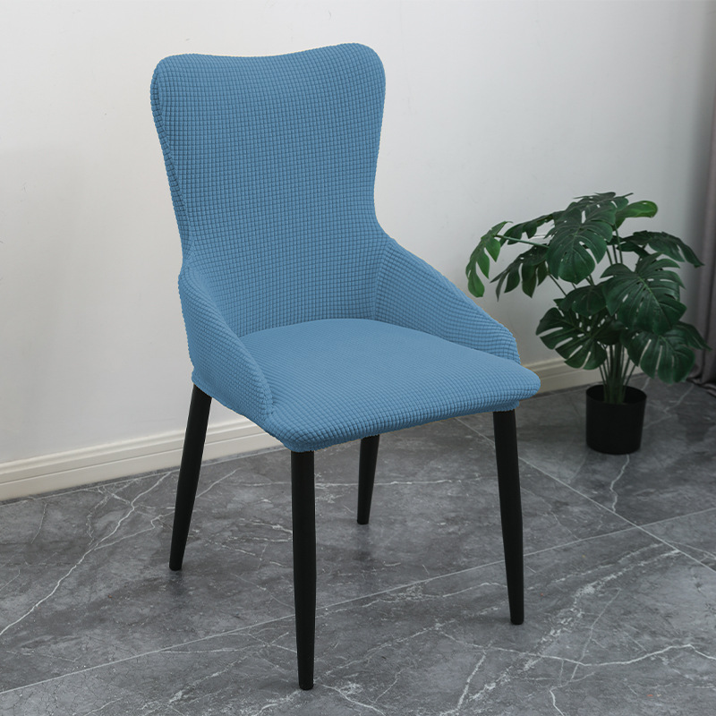 Cubierta de silla elástica Reposabrazos de forma especial cubierta de silla simple engrosada polar apoyabrazos respaldo integrado cuatro estaciones