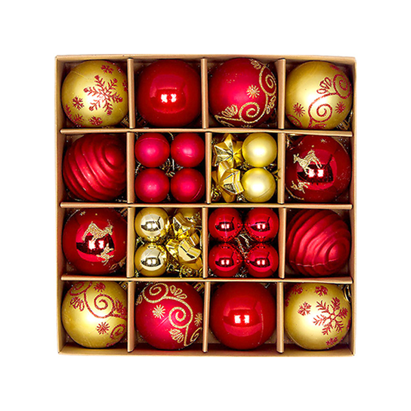 Juego de Esferas Navideñas Set de 44 Piezas 3-6 cm de Plástico Colgante para Árbol de Navidad image 5