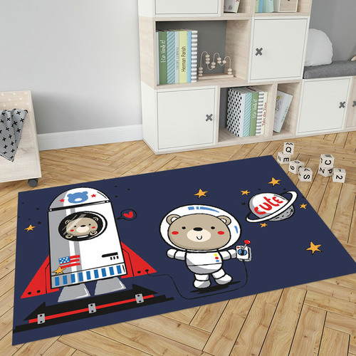 Cartoon Flight Chess Rugs with Numbers Game Mat, Thick Large Size for Children, Infant Crawling Mat for Living Room Coffee Table Rugs
